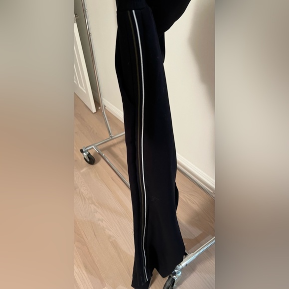 Zara Jumpsuit with pockets and drawstring waist. Side stripe/v-neck detailing. - Picture 5 of 5